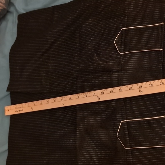 3/$15 RamPage Stripes Black and White Pencil Skirt Junior Size 13 Small - Picture 11 of 15